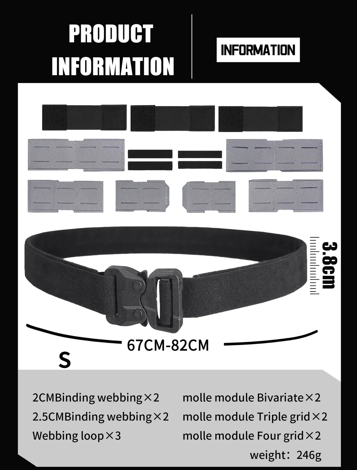 Tactical Belt Quick Release