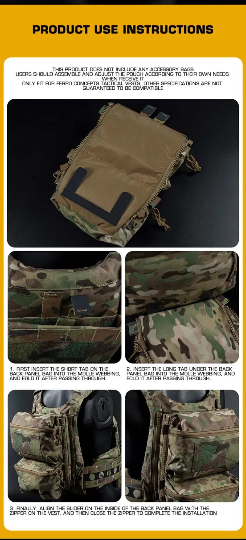 Assault Back Panel