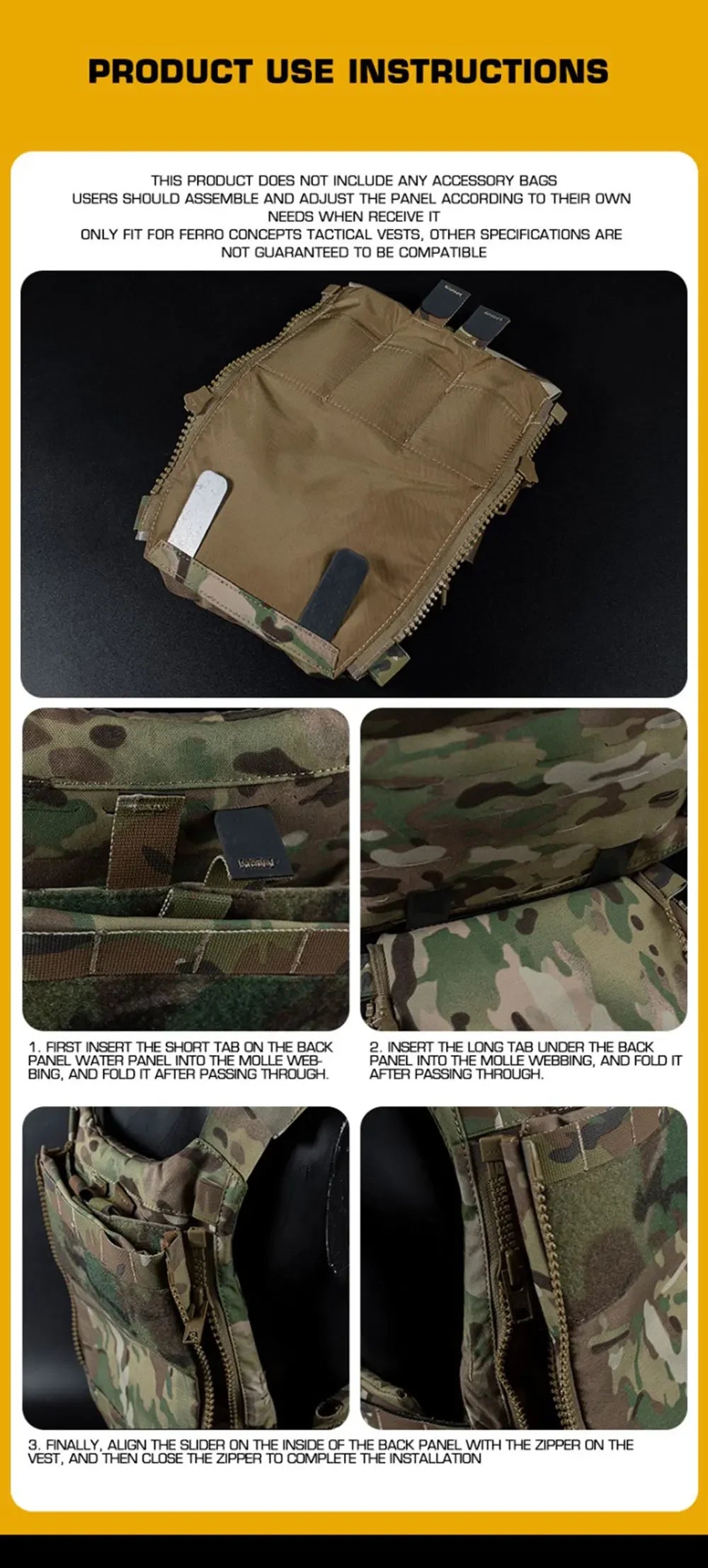 Assault Back Panel