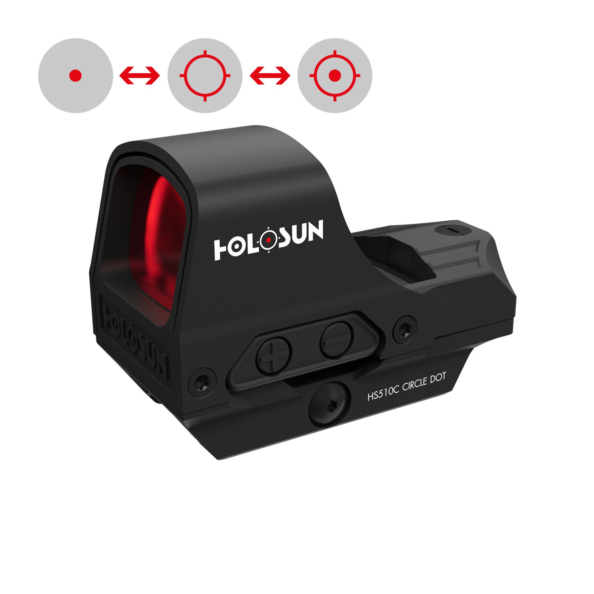 Holosun HE510C-GR FDE Elite Open Reflex Sight