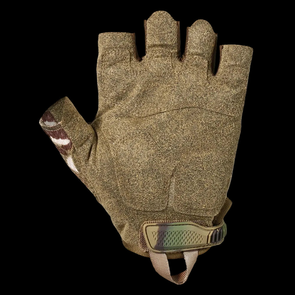 Fingerless Tactical Grip Gloves