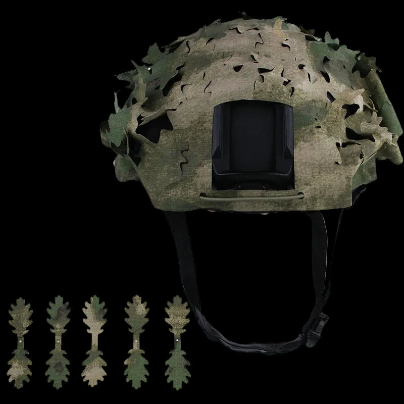 3D Laser-Cut Camo Helmet Cover