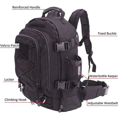 Multi Utility Tactical Backpack 60L  Waterproof