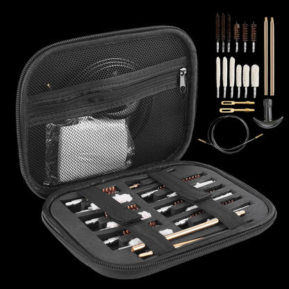 19-Piece Gun Barrel Cleaning Kit – Handgun & Rifle Maintenance Set