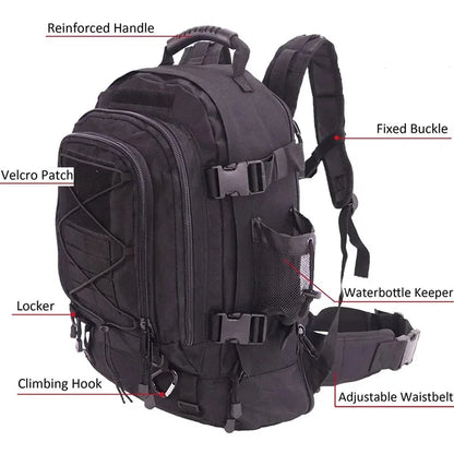 Multi Utility Tactical Backpack 60L  Waterproof