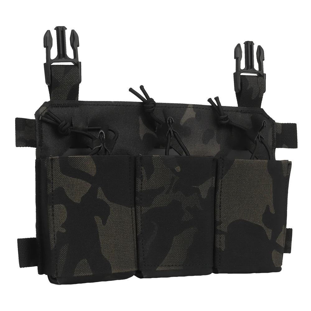 TACTILEOPARD Tactical Triple Rifle Mag Pouch – 5.56 / 7.62 Compatible
