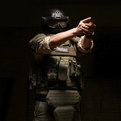 Heavy duty vest with stab proof  plate vest