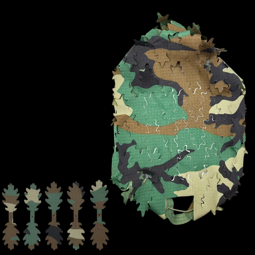 3D Laser-Cut Camo Helmet Cover