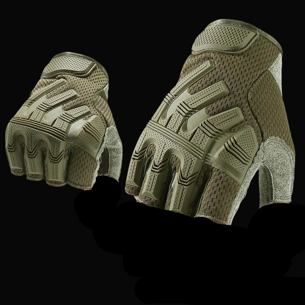 Fingerless Tactical Grip Gloves