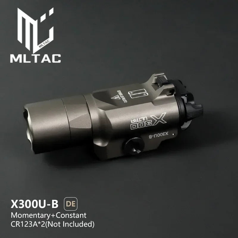 MLTAC Tactical X300U-B Flashlight – 1000 Lumen LED Weapon Light