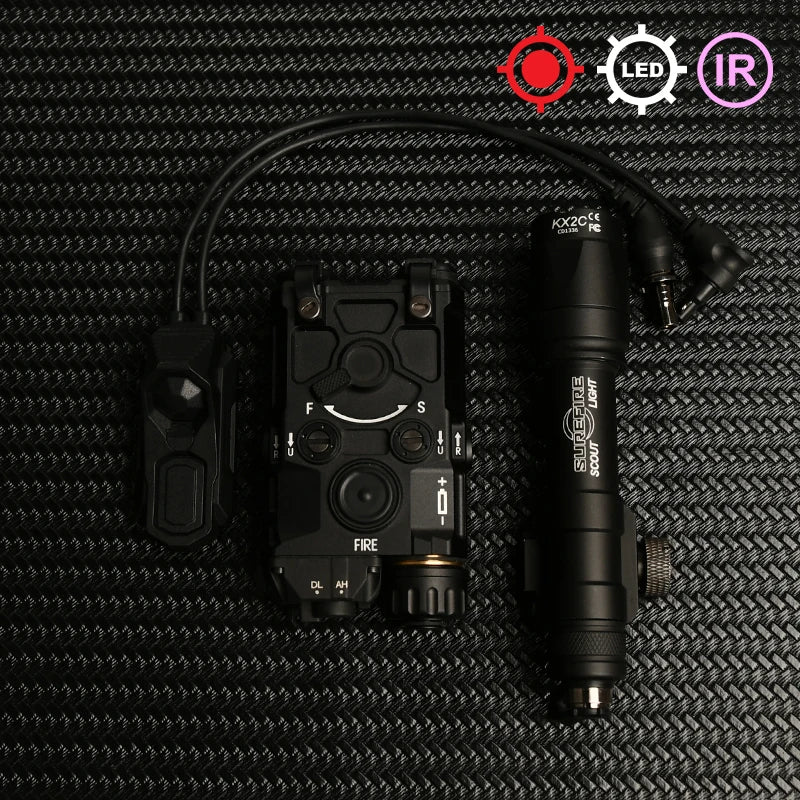 HAR Tactical OGL Metal Flashlight & Laser Module