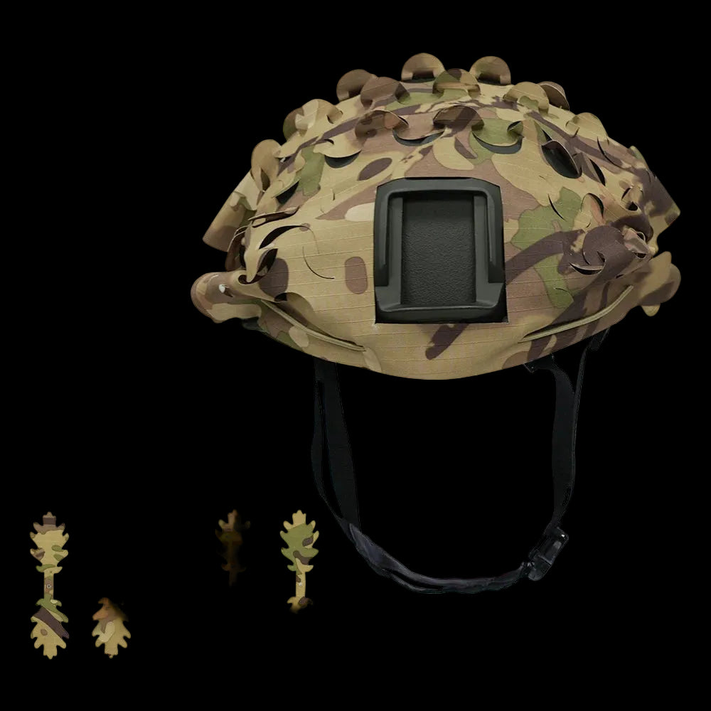 3D Laser-Cut Camo Helmet Cover