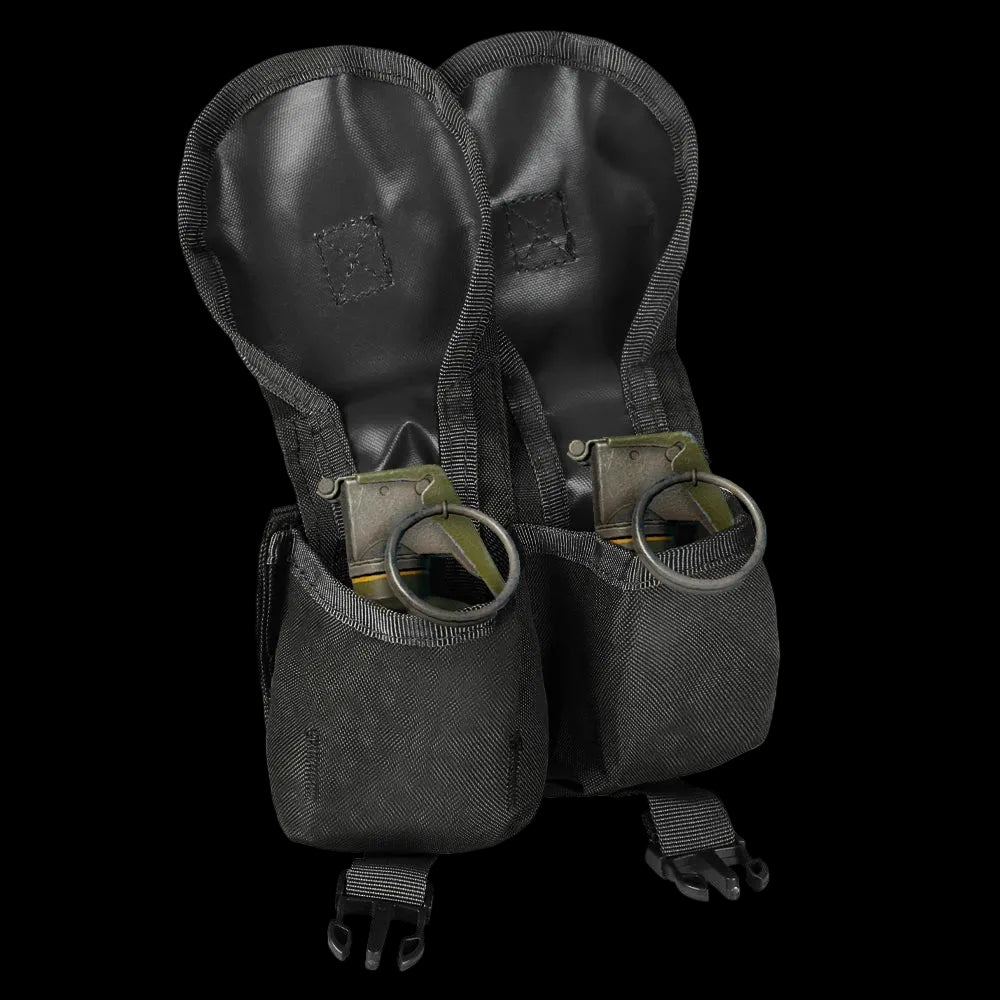 Single/Double Grenade Pouch – MOLLE Frag Grenade Bag