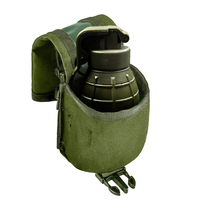 Single/Double Grenade Pouch – MOLLE Frag Grenade Bag