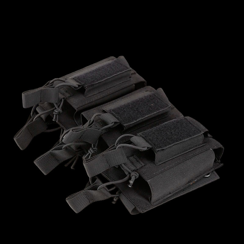 Tactical Triple Mag Holder – Open‑Top MOLLE Magazine Pouch