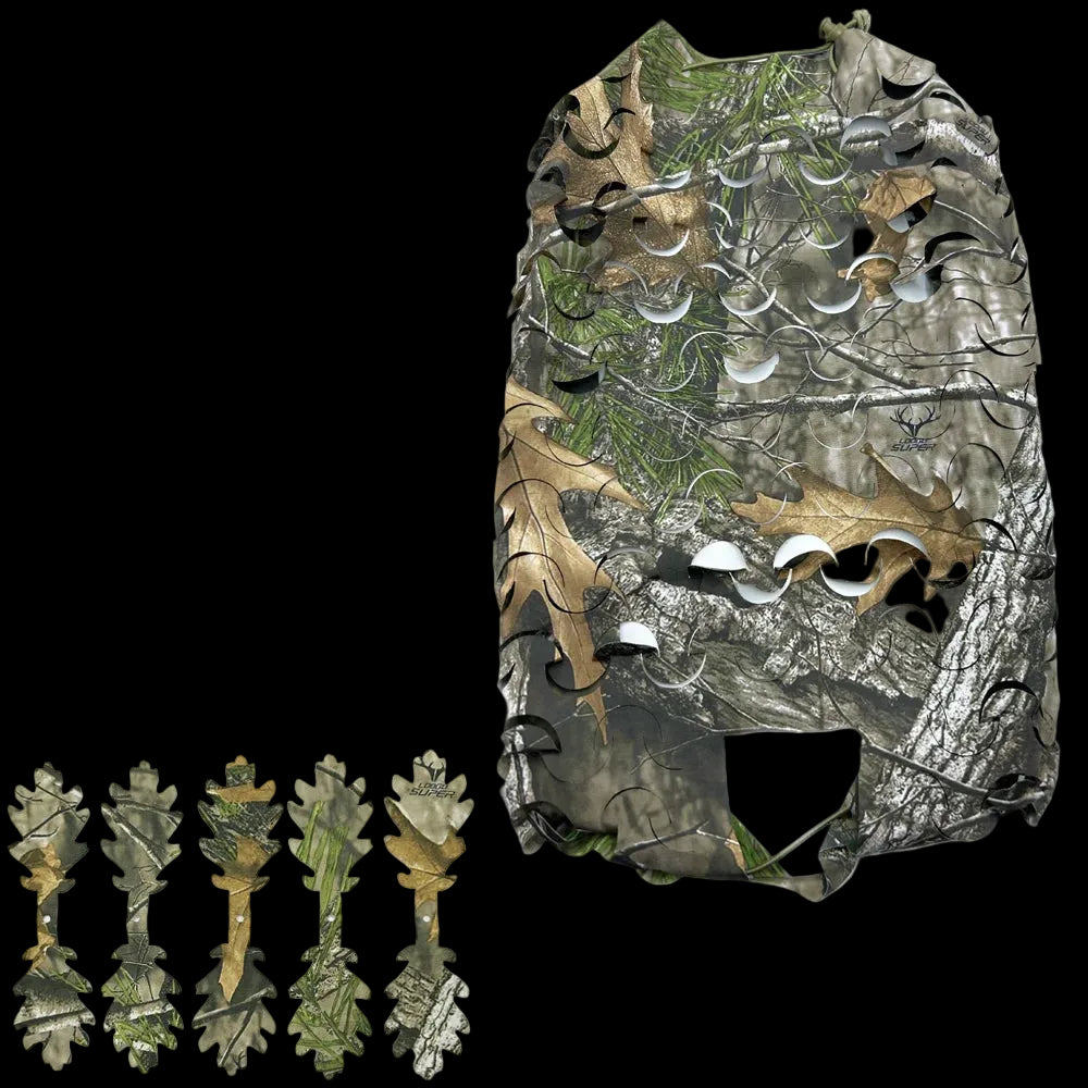 3D Laser-Cut Camo Helmet Cover