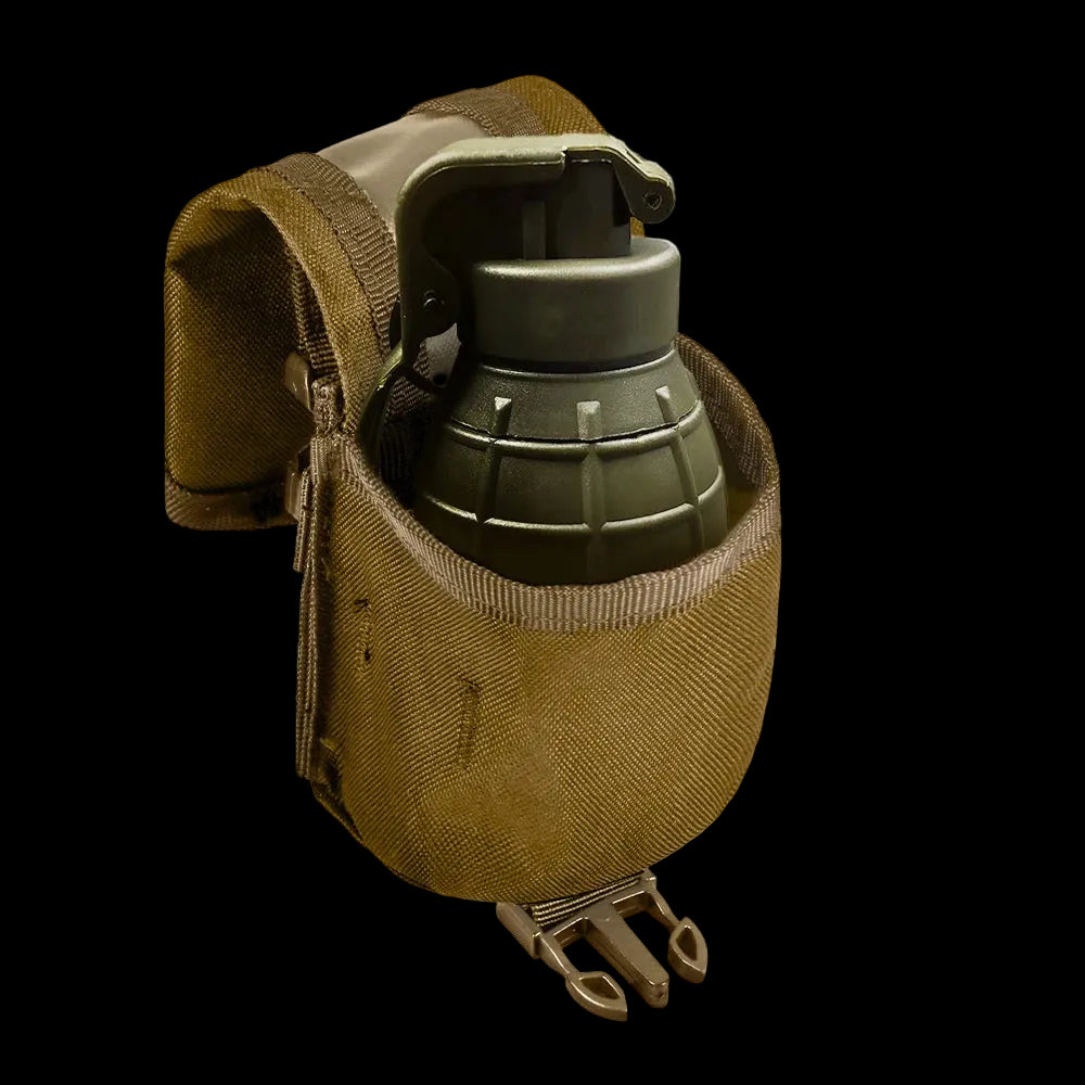 Single/Double Grenade Pouch – MOLLE Frag Grenade Bag