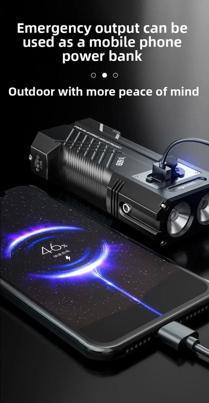 X609 3000Lm Tactical Rechargeable Flashlight