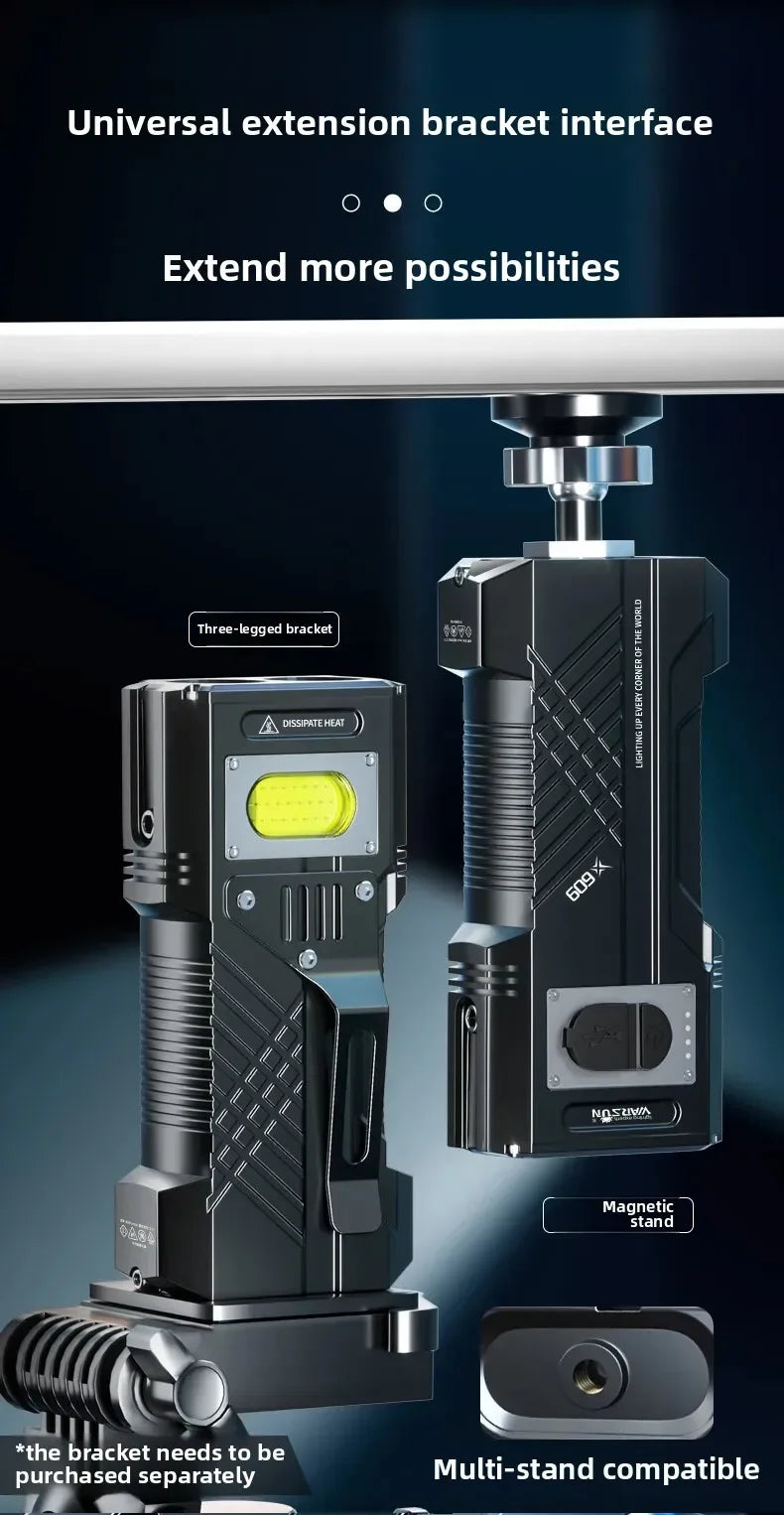 X609 3000Lm Tactical Rechargeable Flashlight