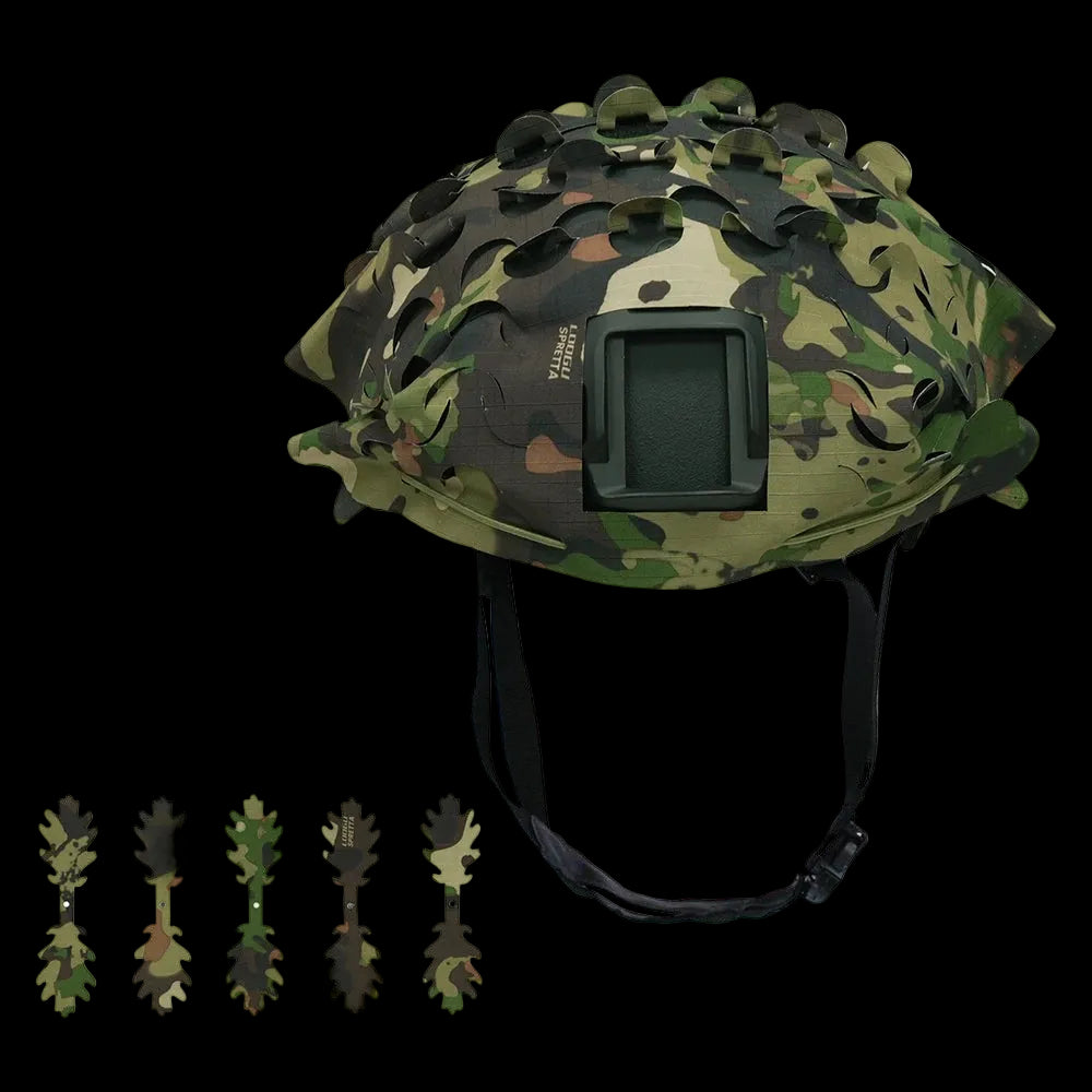3D Laser-Cut Camo Helmet Cover
