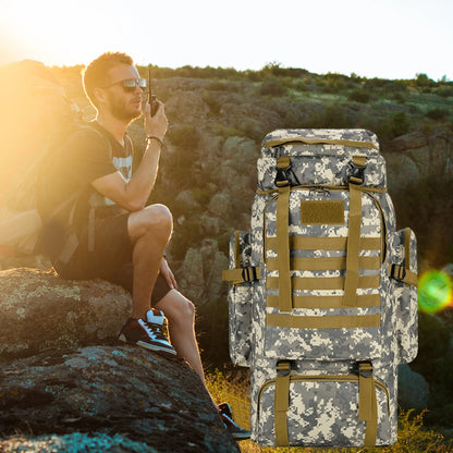 80L Molle Hunting Knapsack Large Capacity Rucksack