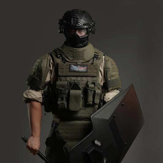 Heavy duty vest with stab proof  plate vest