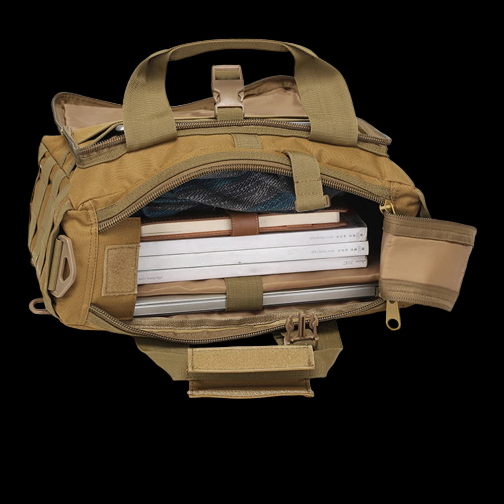 Mult-Pockets Military Sling Shoulder Bag