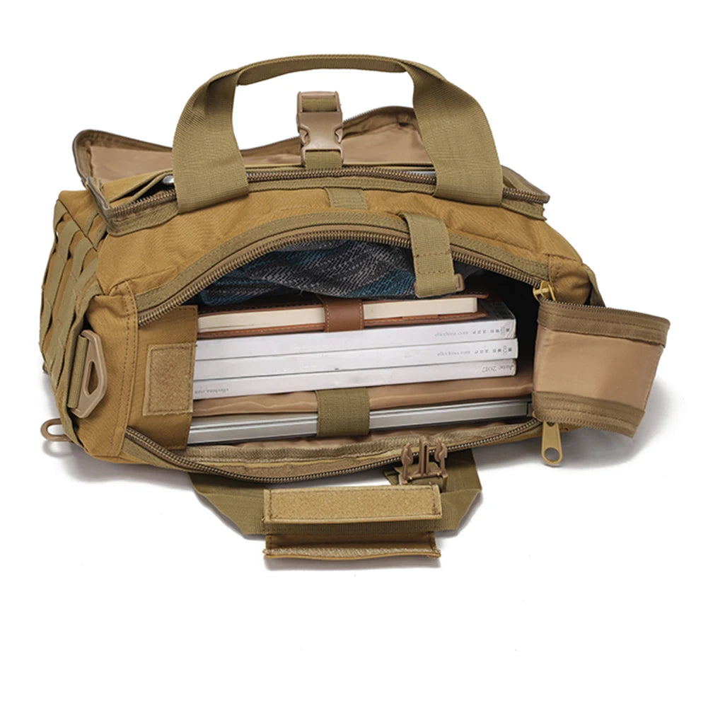 Mult-Pockets Military Sling Shoulder Bag