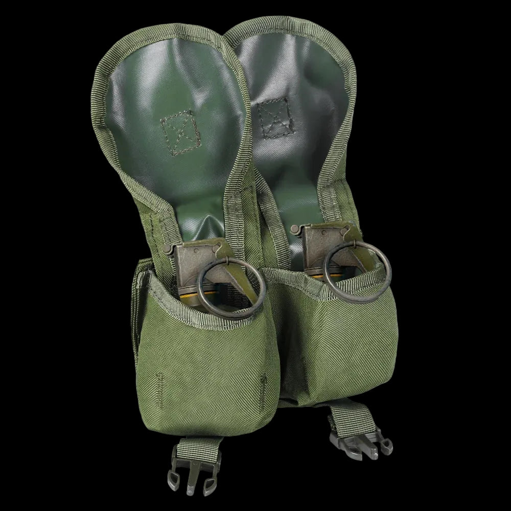 Single/Double Grenade Pouch – MOLLE Frag Grenade Bag