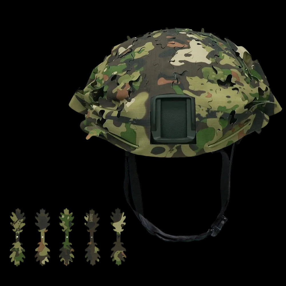 3D Laser-Cut Camo Helmet Cover