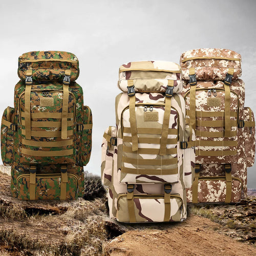 80L Molle Hunting Knapsack Large Capacity Rucksack