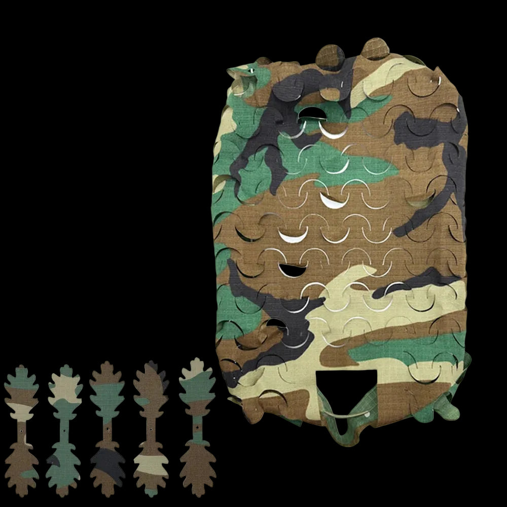 3D Laser-Cut Camo Helmet Cover