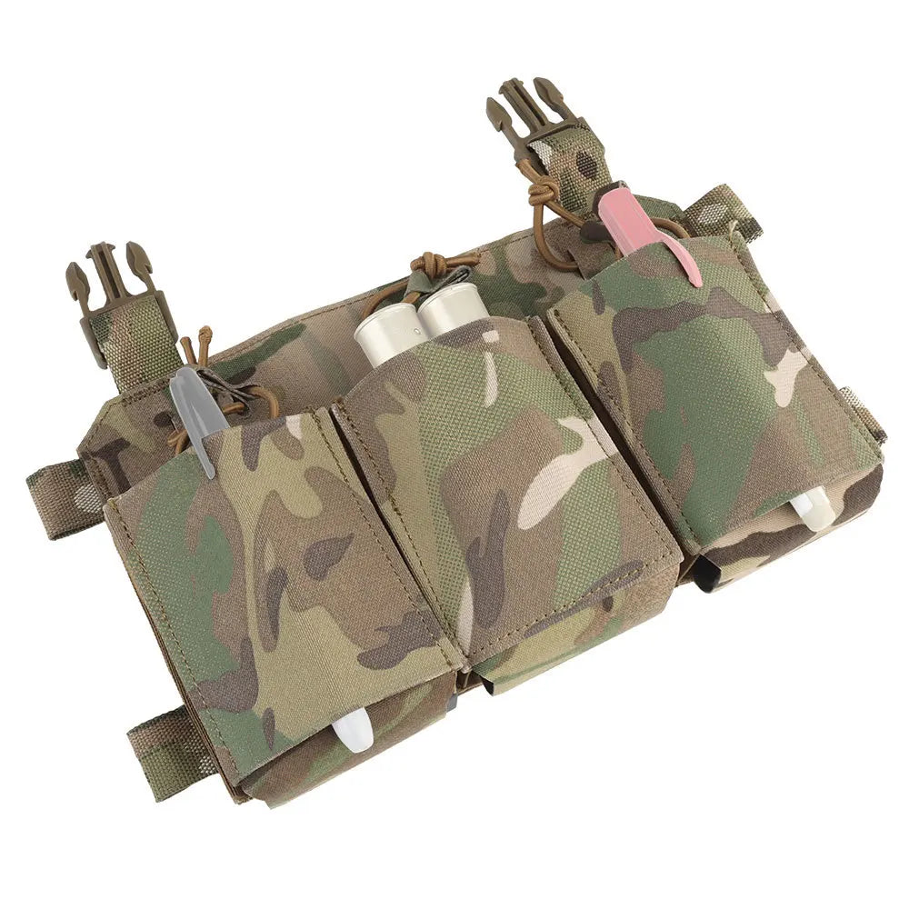 TACTILEOPARD Tactical Triple Rifle Mag Pouch – 5.56 / 7.62 Compatible