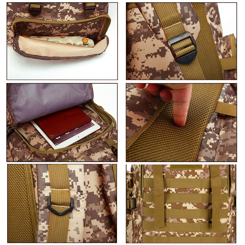80L Molle Hunting Knapsack Large Capacity Rucksack