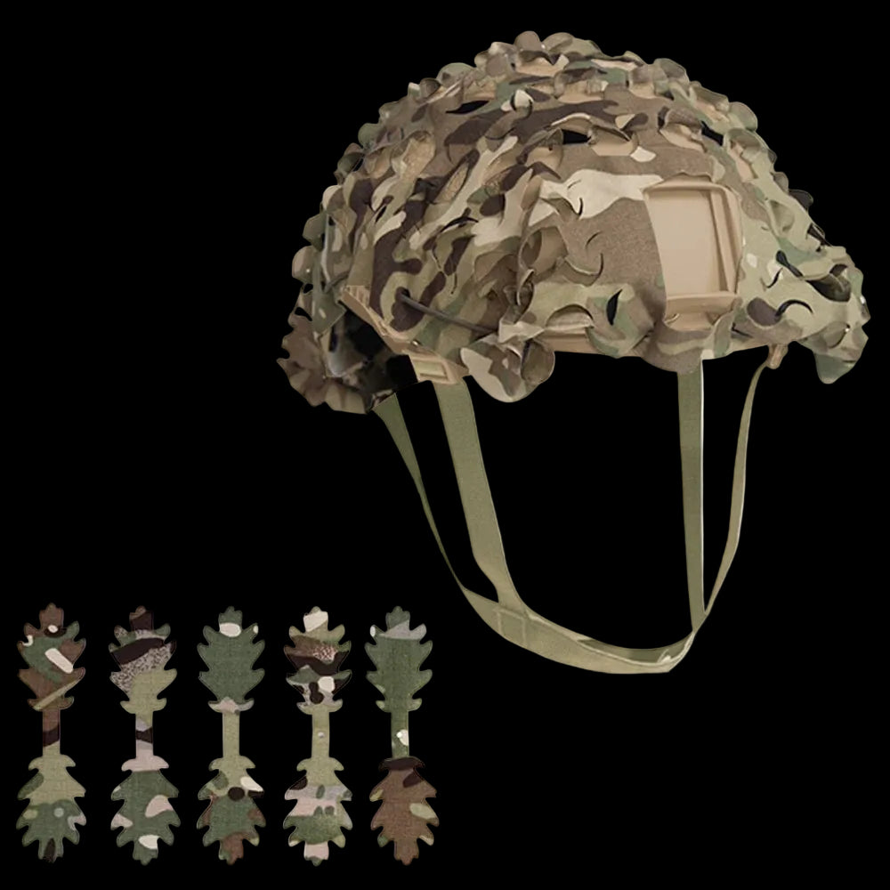 3D Laser-Cut Camo Helmet Cover