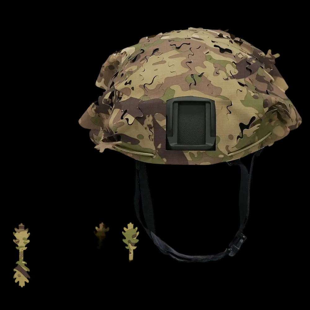 3D Laser-Cut Camo Helmet Cover
