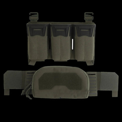 Tactical Multi-Caliber Triple Mag Pouch with Secondary Admin Pocket