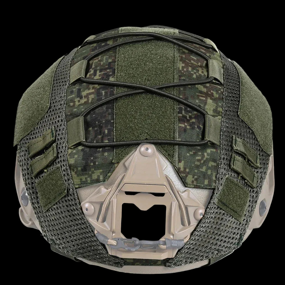 Camouflage Tactical Helmet Cover for FAST / Ops-Core Style Helmets