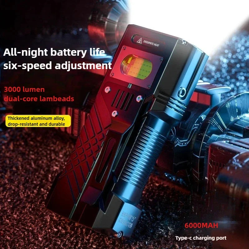 X609 3000Lm Tactical Rechargeable Flashlight