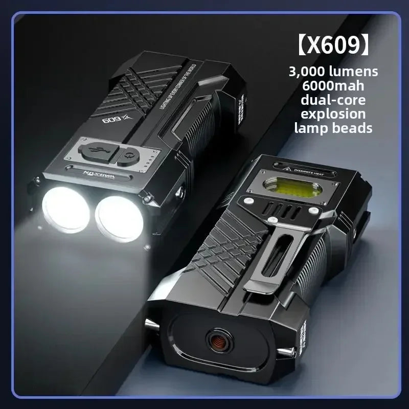 X609 3000Lm Tactical Rechargeable Flashlight