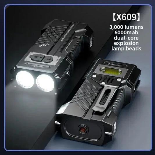 X609 3000Lm Tactical Rechargeable Flashlight