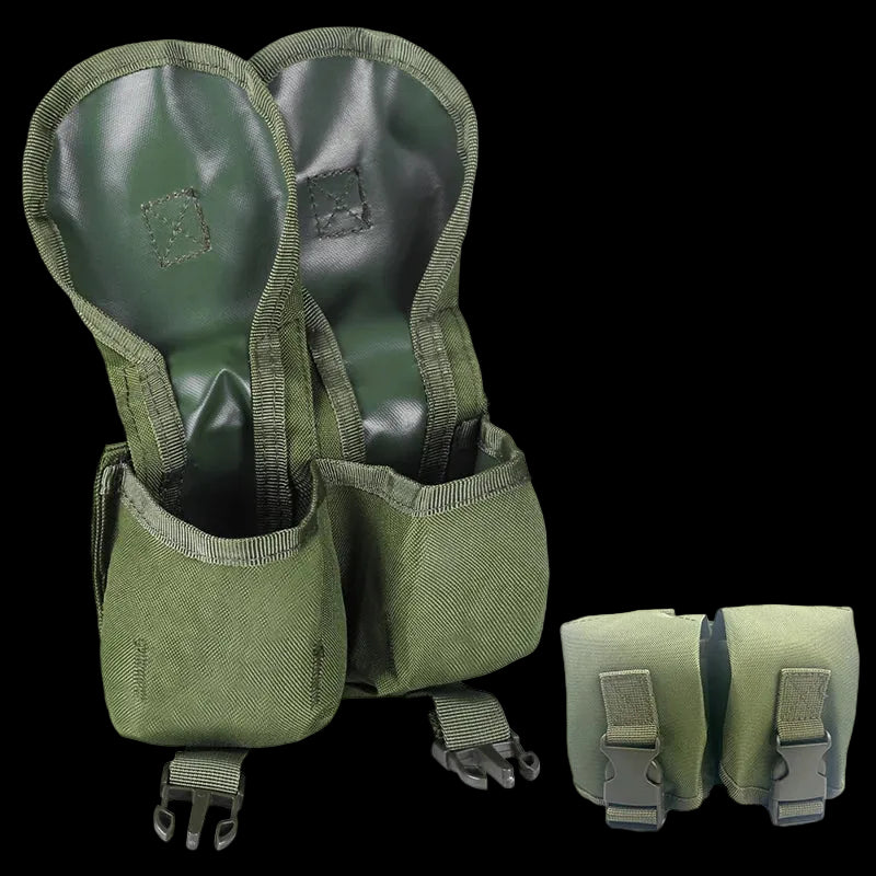 Single/Double Grenade Pouch – MOLLE Frag Grenade Bag