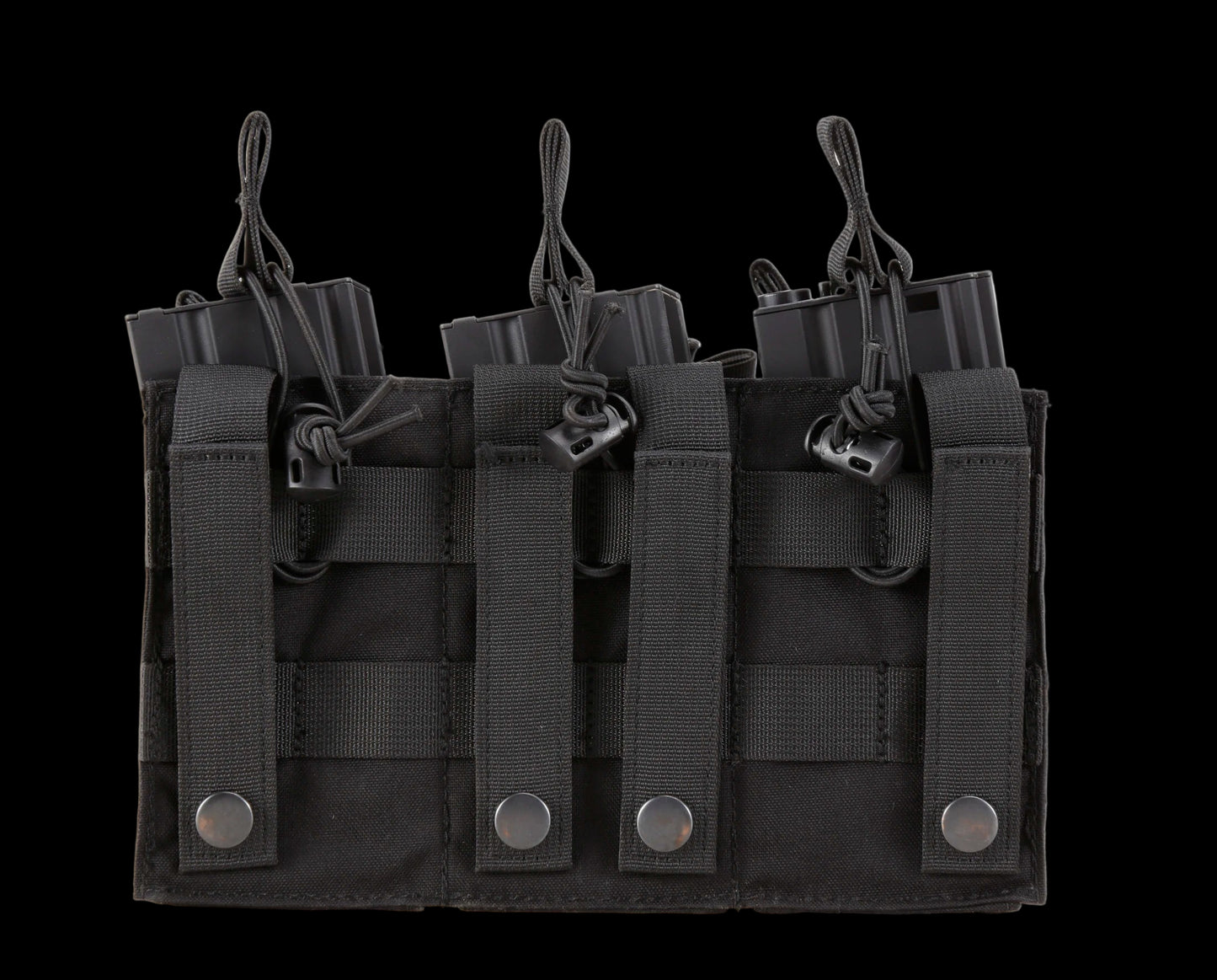Tactical Triple Mag Holder – Open‑Top MOLLE Magazine Pouch