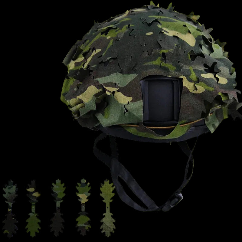 3D Laser-Cut Camo Helmet Cover