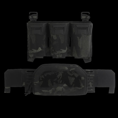 Tactical Multi-Caliber Triple Mag Pouch with Secondary Admin Pocket