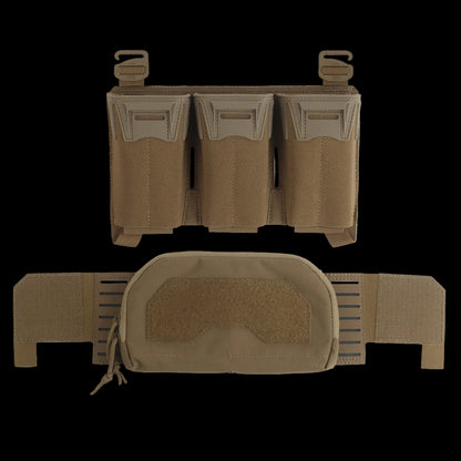 Tactical Multi-Caliber Triple Mag Pouch with Secondary Admin Pocket