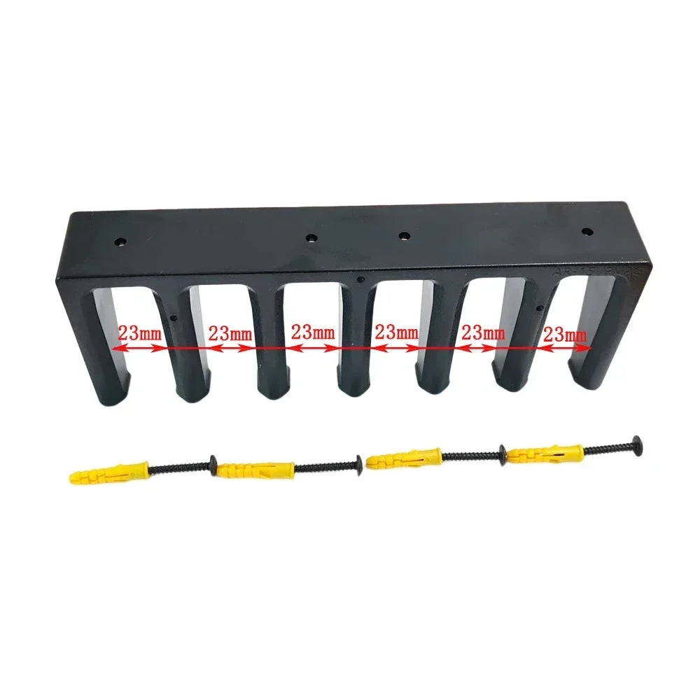 Tactical 6‑Slot AR15 PMAG Wall Mount Magazine Holder – Ammo Storage Rack