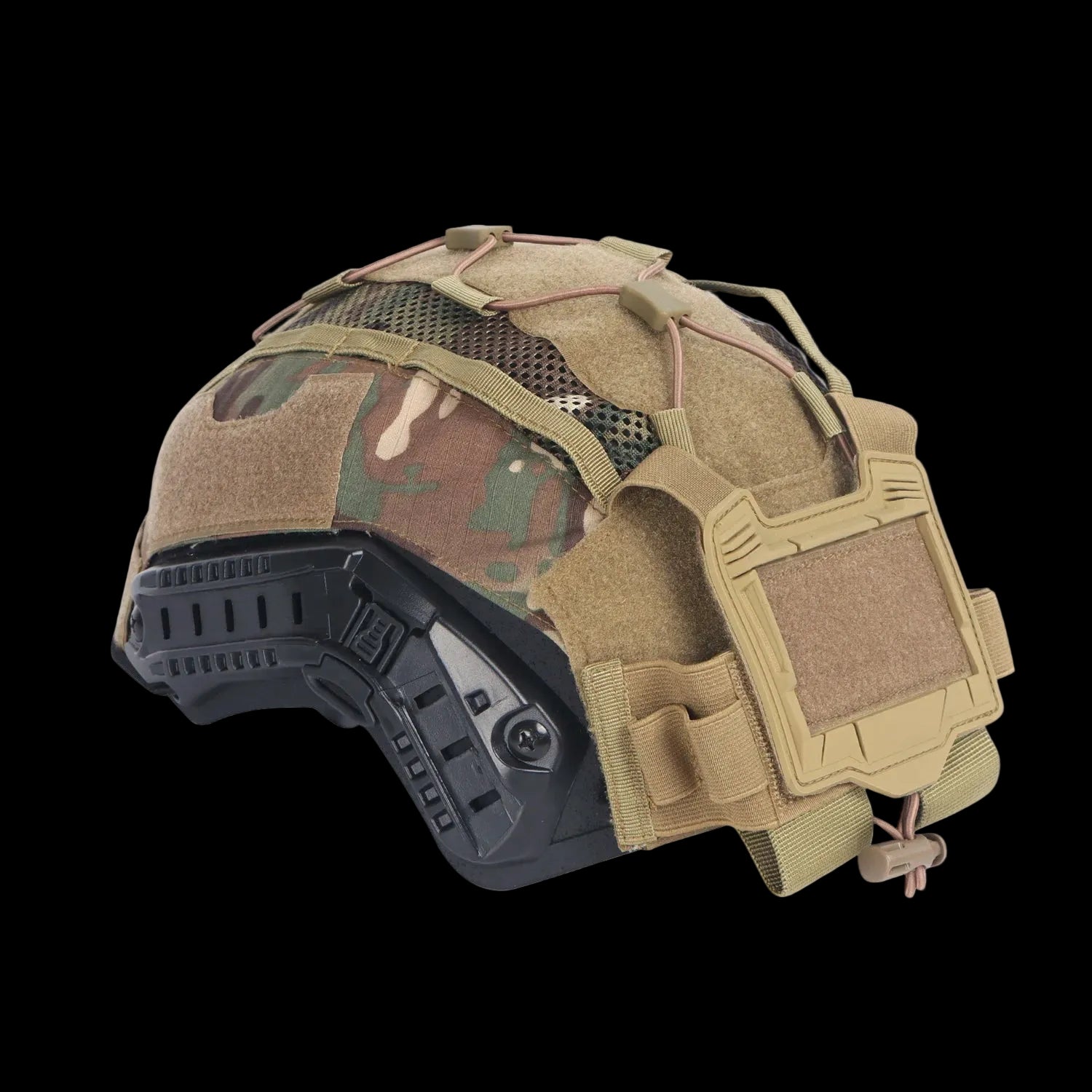 Maritime Tactical Helmet Cover with NVG Battery Pouch