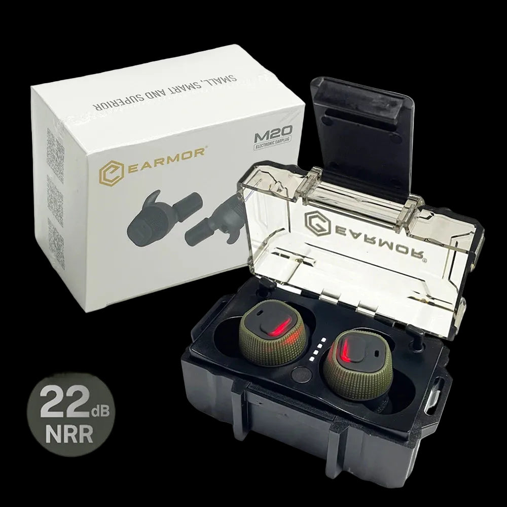 EARMOR M20 Electronic Earplugs – NRR 26dB