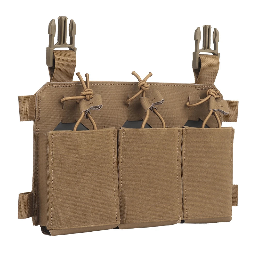 TACTILEOPARD Tactical Triple Rifle Mag Pouch – 5.56 / 7.62 Compatible